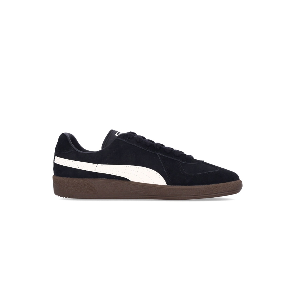 scarpa bassa uomo army trainer suede BLACK/ALPINE SNOW