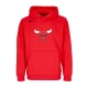 felpa cappuccio uomo nba club hoodie chibul UNIVERSITY RED