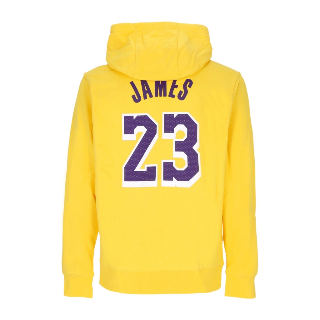 felpa cappuccio uomo nba club hoodie no 23 lebron james loslak AMARILLO