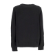 felpa girocollo donna w club fleece crewneck BLACK/WHITE