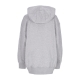 felpa cappuccio zip donna w phoenix fleece hoodie DK GREY HEATHER/SAIL