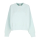 felpa girocollo corta donna w sportswear phoenix fleece over-oversized crewneck JADE ICE/SAIL