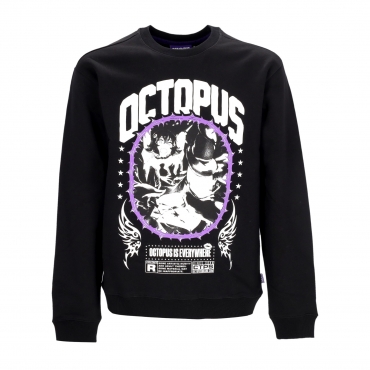 felpa girocollo uomo hentai thorns crewneck BLACK