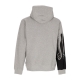 felpa cappuccio uomo side hoodie LIGHT GREY