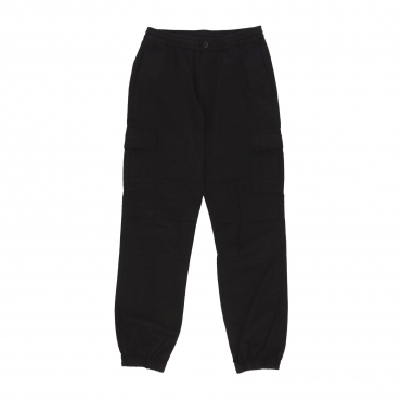 pantalone lungo uomo cargo jogger BLACK