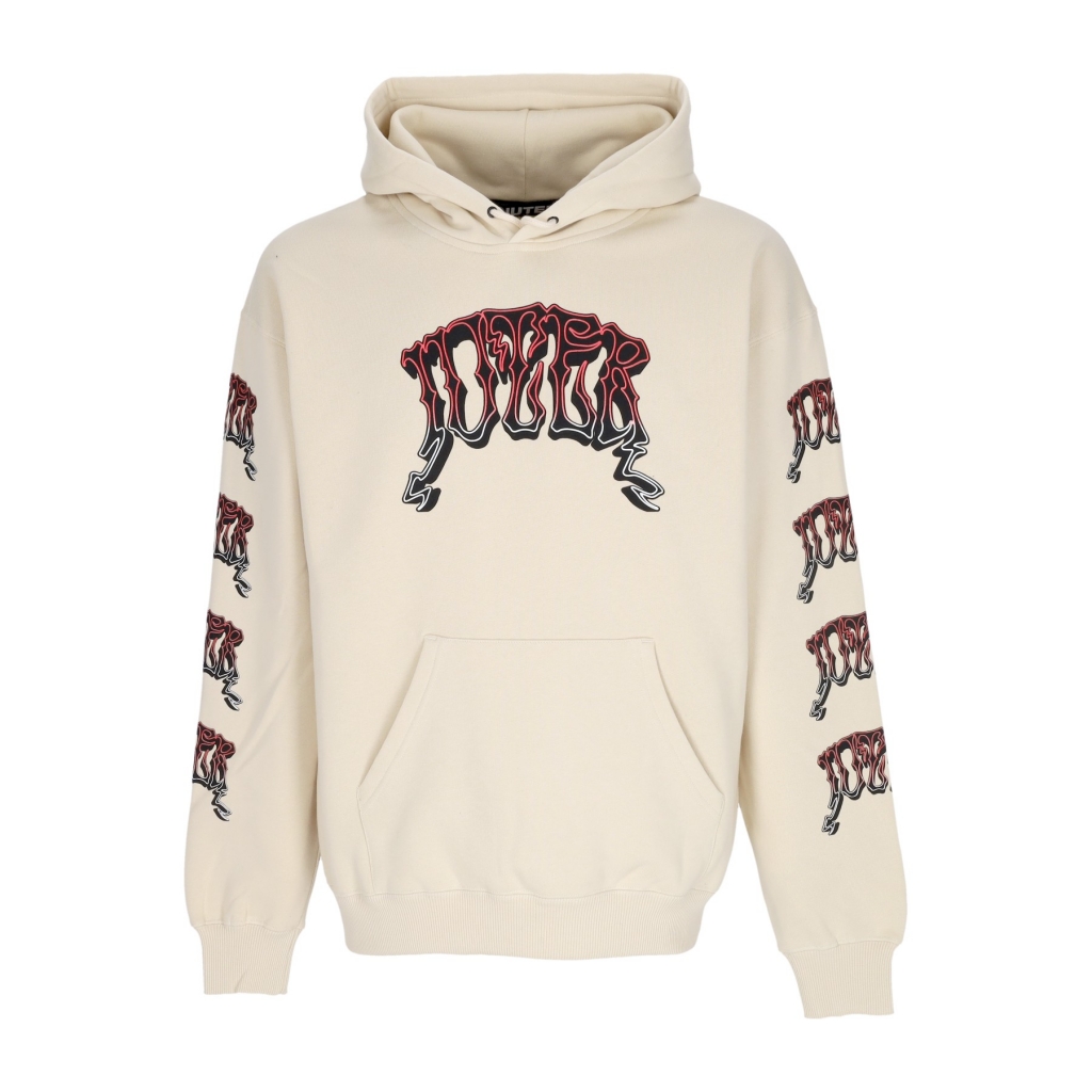 felpa cappuccio uomo stoner hoodie CREAM