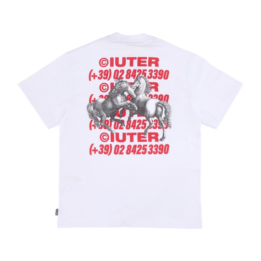 maglietta uomo horses tee WHITE