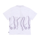 maglietta uomo outline logo tee WHITE