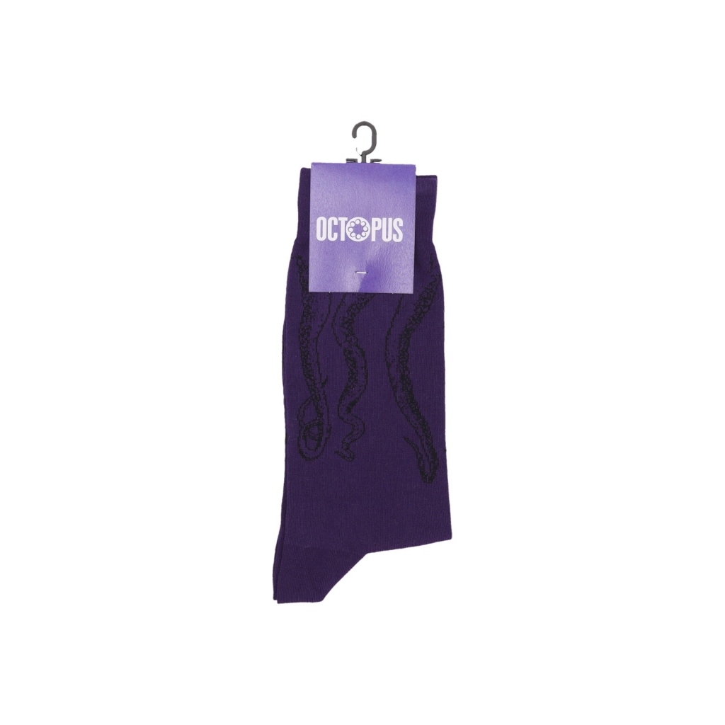 calza media uomo outline socks BLACK/PURPLE