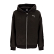 felpa cappuccio zip donna w her winterized full-zip hoodie BLACK