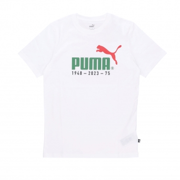 maglietta uomo no 1 logo celebration tee WHITE