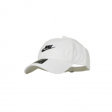 cappellino visiera curva uomo h86 futura washed WHITE/BLACK