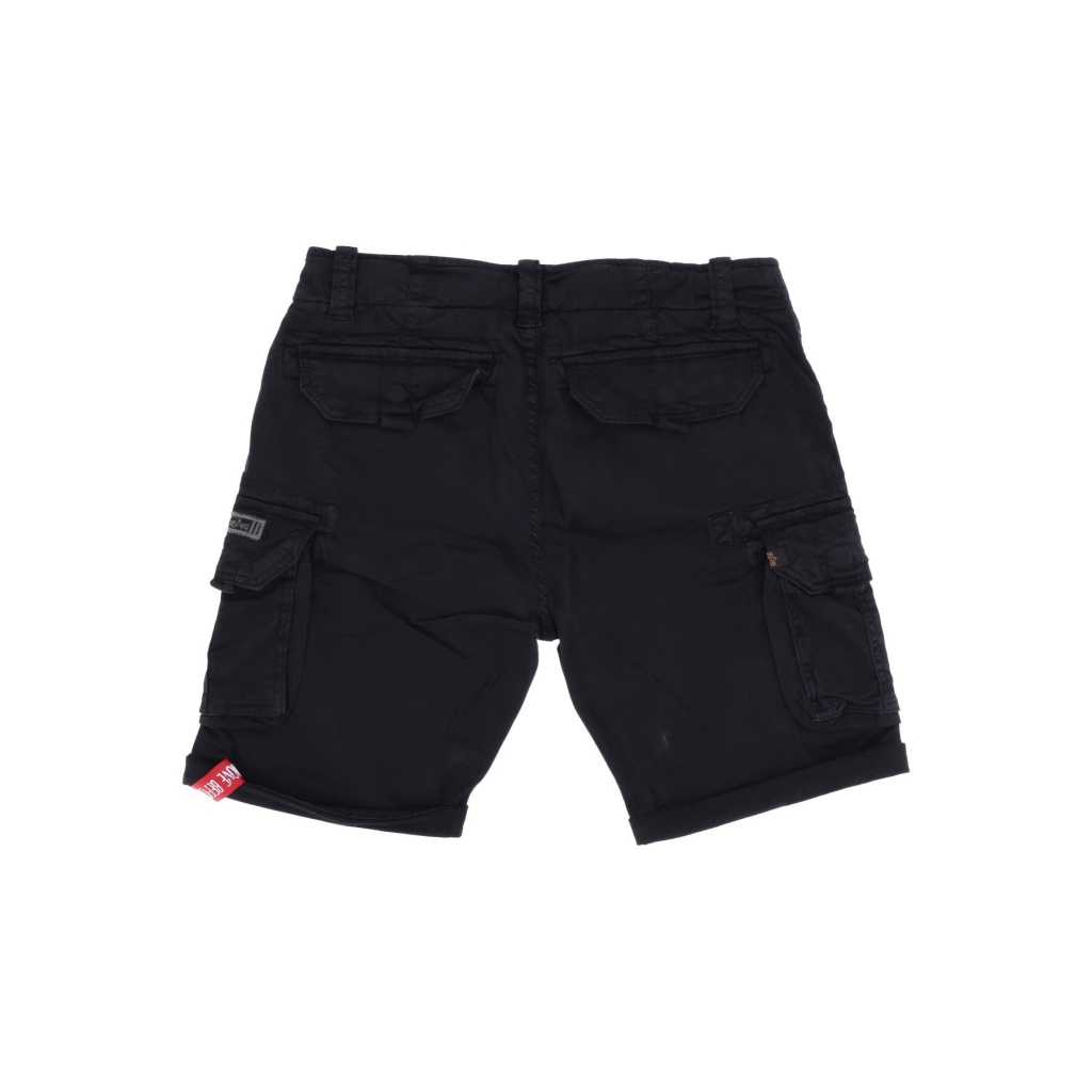 pantalone corto uomo crew short BLACK