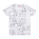 maglietta uomo clear out tee WHITE/COURT ALL OVER PRINT