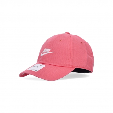 cappellino visiera curva uomo h86 futura washed SEA CORAL/WHITE