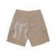 pantalone corto uomo side cargo short BEIGE