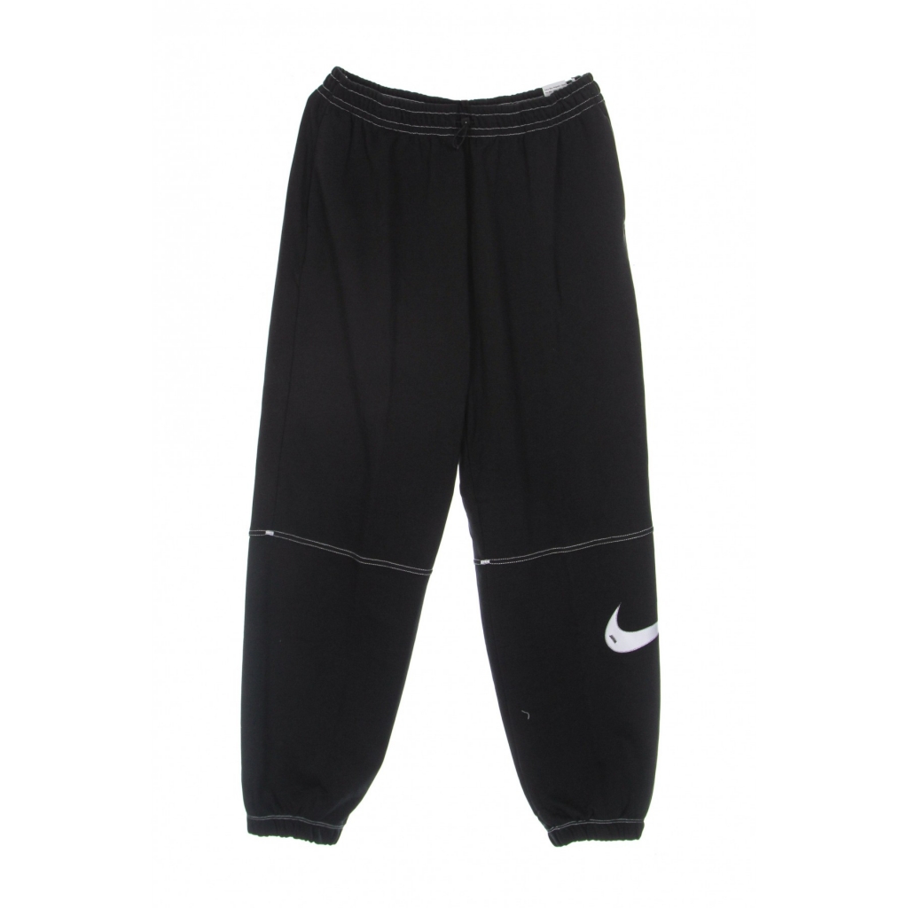 pantalone tuta leggero donna swoosh fleece hr jogger BLACK/BLACK/BLACK/WHITE