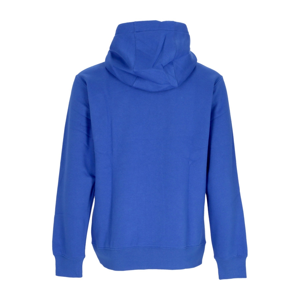 felpa cappuccio uomo club hoodie pullover basketball GAME ROYAL/GAME ROYAL/WHITE