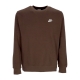 felpa girocollo uomo club crew bb BAROQUE BROWN/WHITE