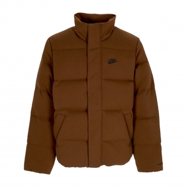giubbotto uomo sportswear oversized puffer jacket CACAO WOW/BLACK