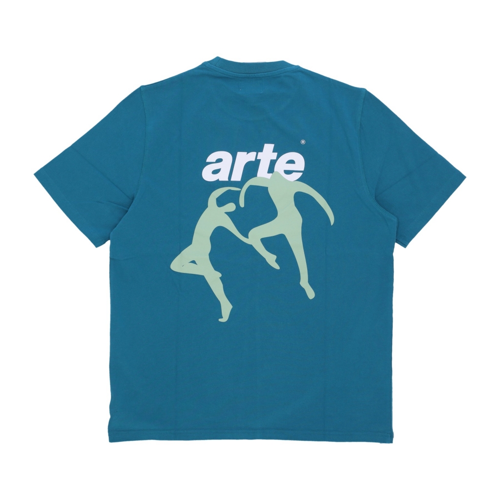 maglietta uomo back dancers tee PETROL BLUE