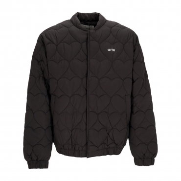 piumino uomo heart jacket BLACK