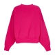 felpa girocollo corta donna w sportswear phoenix fleece over-oversized crewneck FIREBERRY/BLACK