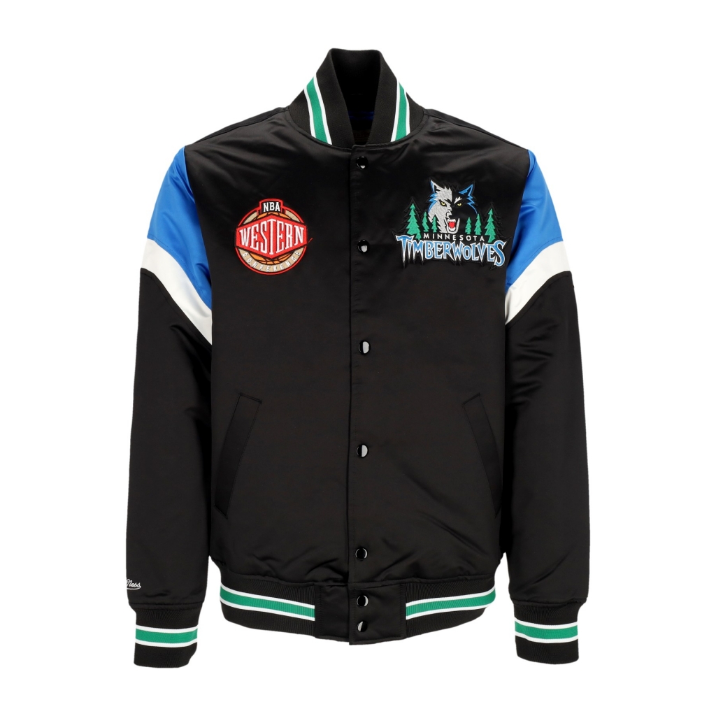 giubbotto bomber uomo nba heavyweight satin jacket mintim ORIGINAL TEAM COLORS