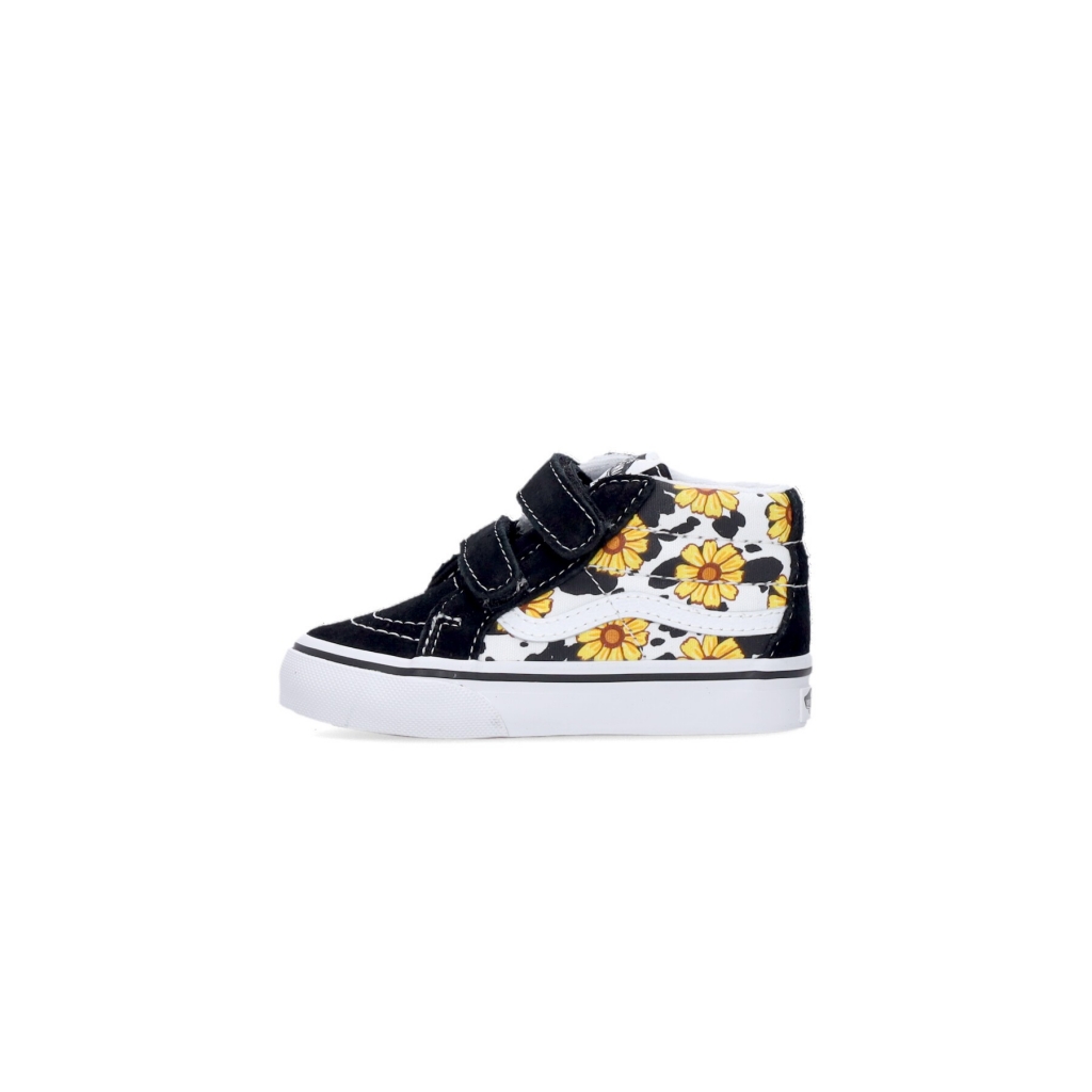 scarpa alta bambino sk8-mid reissue v COW FLORAL MULTI/TRUE WHITE