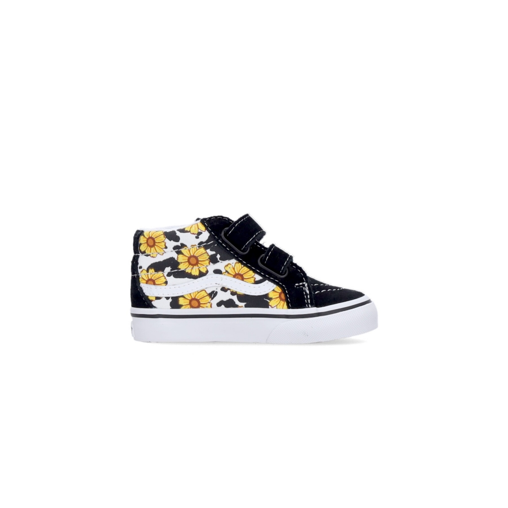 scarpa alta bambino sk8-mid reissue v COW FLORAL MULTI/TRUE WHITE