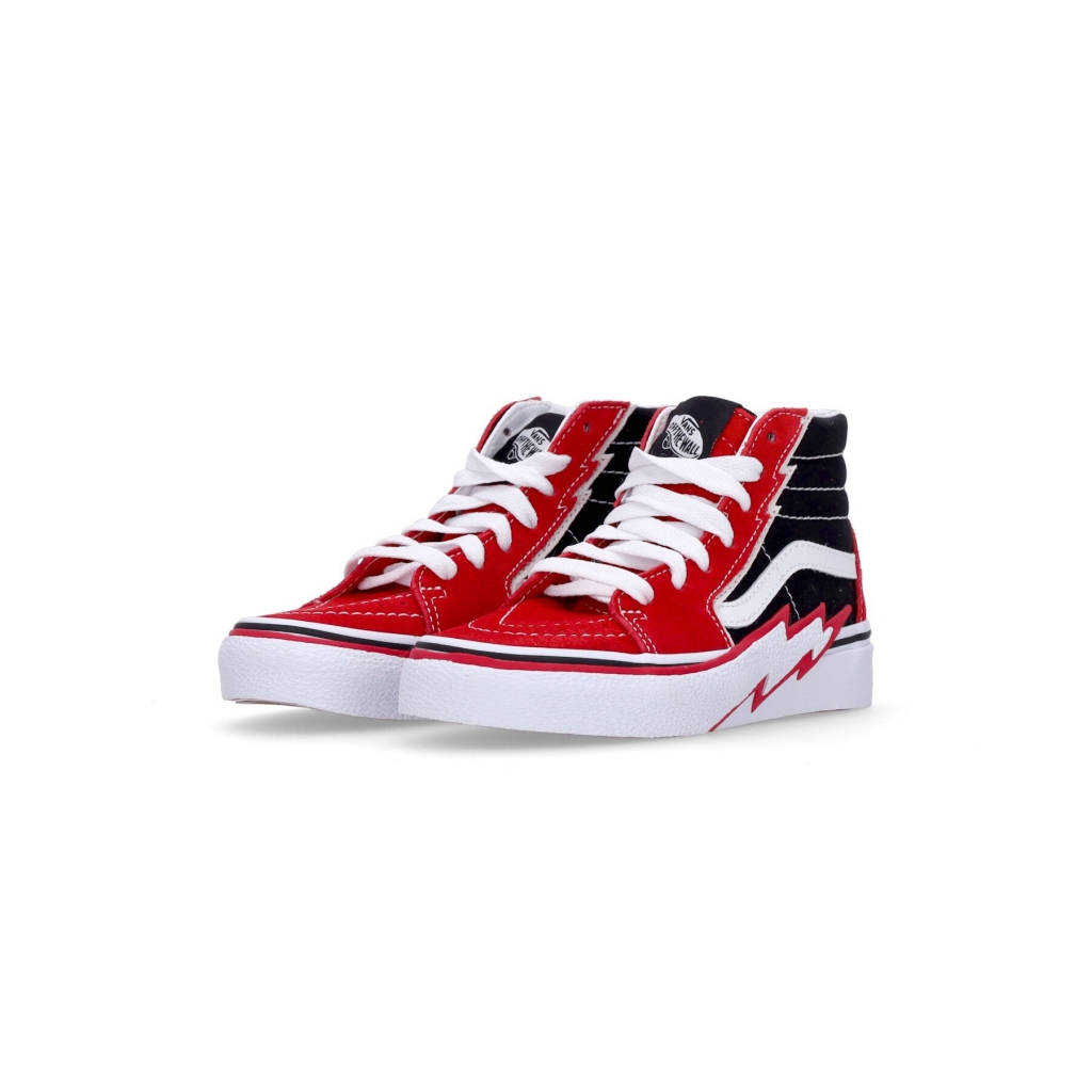 scarpa alta bambino sk8-hi bolt RED/BLACK