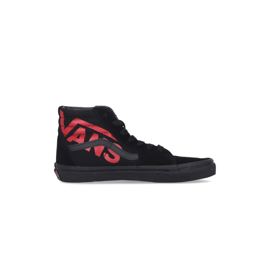 scarpa alta ragazzo sk8-hi logo BLACK/RED