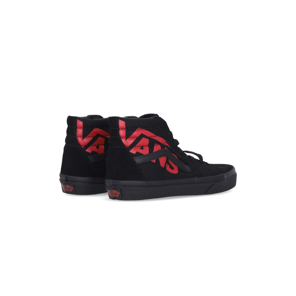 scarpa alta ragazzo sk8-hi logo BLACK/RED