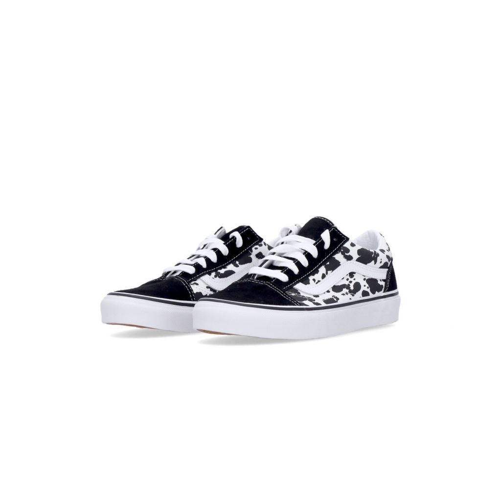 scarpa bassa ragazzo old skool COW BLACK/TRUE WHITE