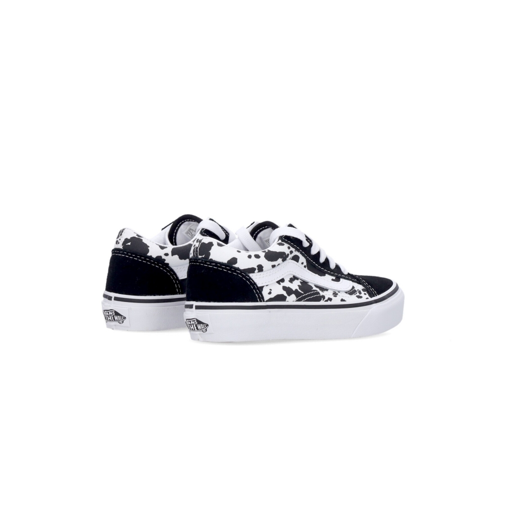 scarpa bassa bambino old skool COW BLACK/TRUE WHITE