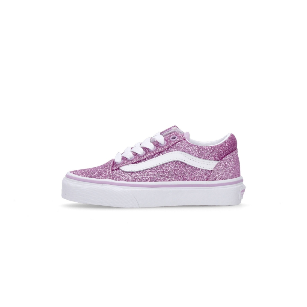 scarpa bassa bambina old skool GLITTER LILAC