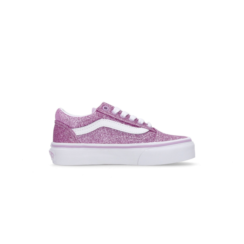 scarpa bassa bambina old skool GLITTER LILAC