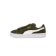 scarpa bassa uomo suede xl DARK OLIVE/WHITE