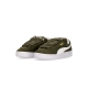 scarpa bassa uomo suede xl DARK OLIVE/WHITE