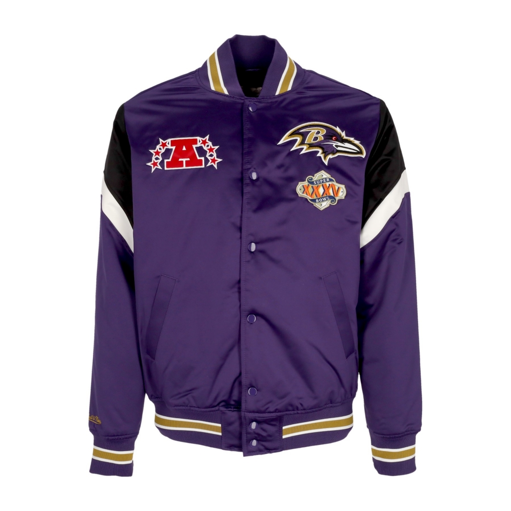 giubbotto bomber uomo nfl heavyweight satin jacket balrav ORIGINAL TEAM COLORS