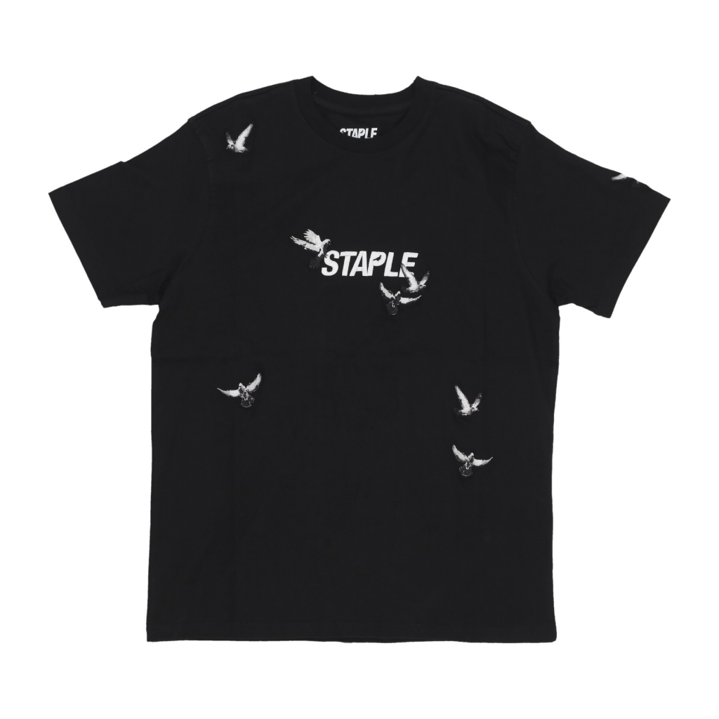 maglietta uomo flock logo tee BLACK