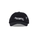 cappellino visiera curva uomo flock logo dad cap BLACK