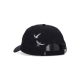 cappellino visiera curva uomo flock logo dad cap BLACK