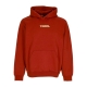 felpa cappuccio uomo lowered loose po hoodie BURNT HENNA