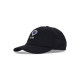 cappellino visiera curva uomo heart patch  cap BLACK