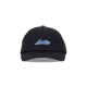 cappellino visiera curva uomo logo patch cap BLACK