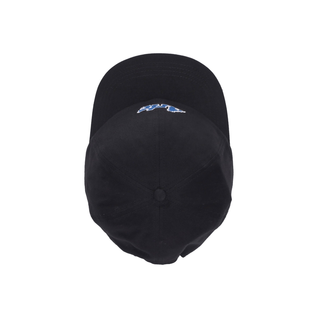 cappellino visiera curva uomo logo patch cap BLACK