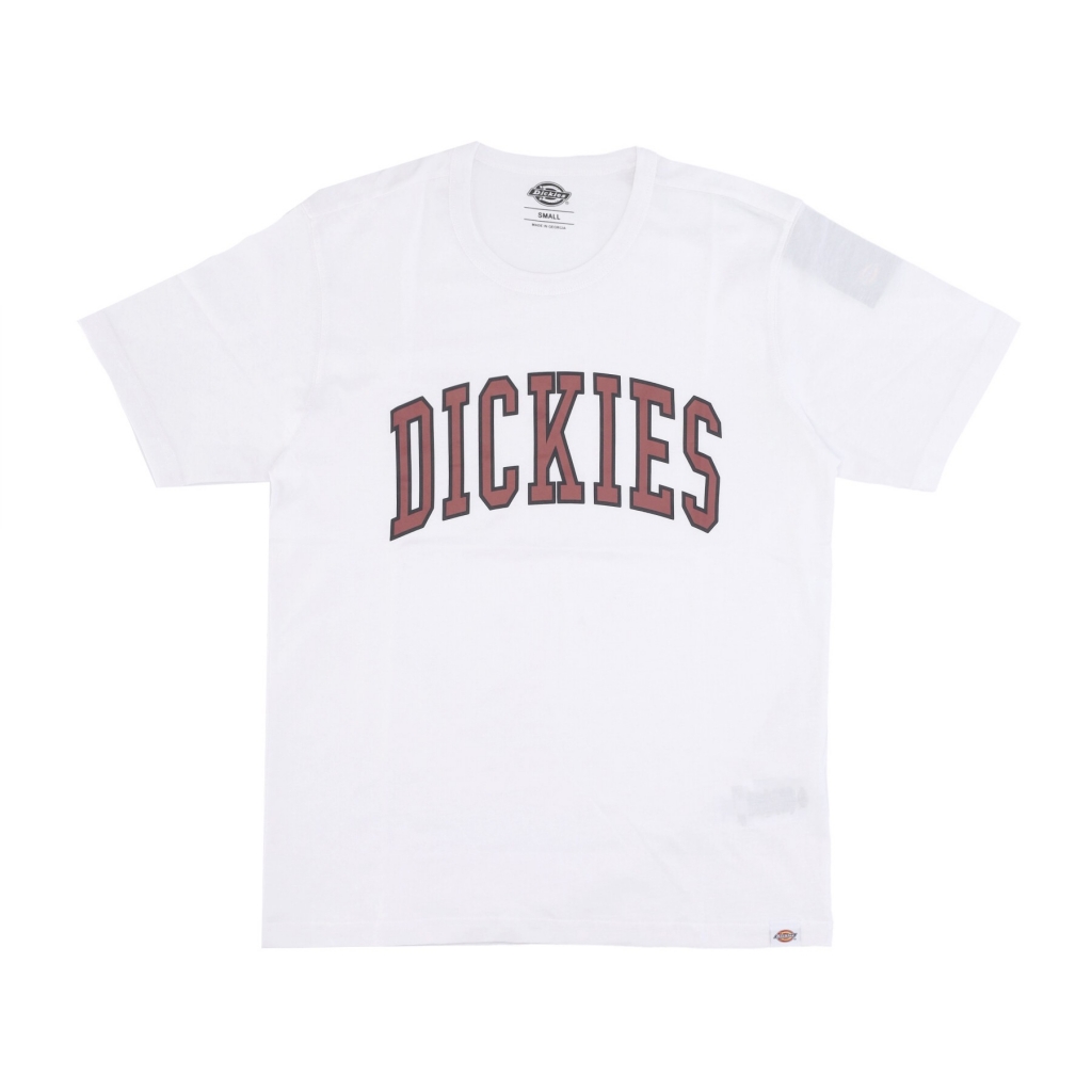 maglietta uomo aitkin tee WHITE/FIRED BRICK