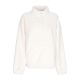 felpa collo alto donna w pioneer mock half zip sweatshirt DIGI WHITE