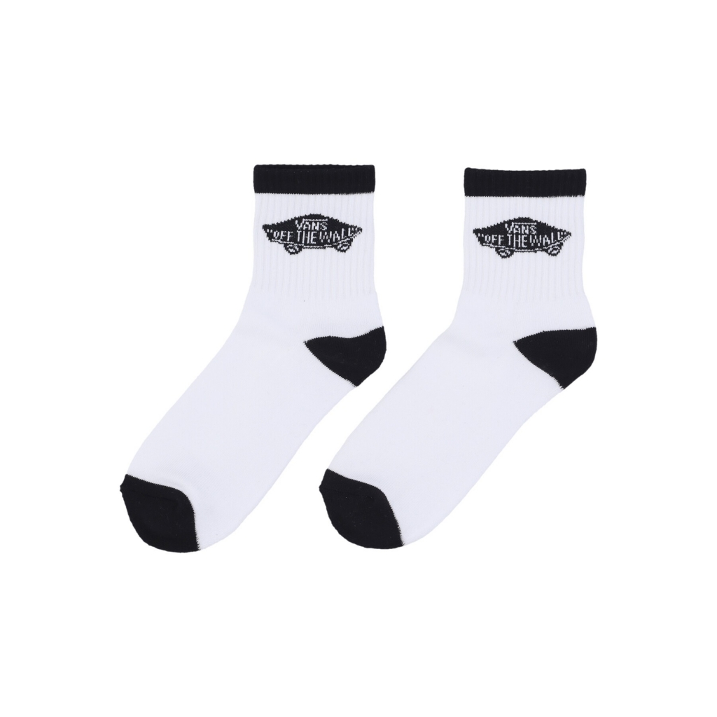 calza media uomo art half crew socks WHITE/BLACK